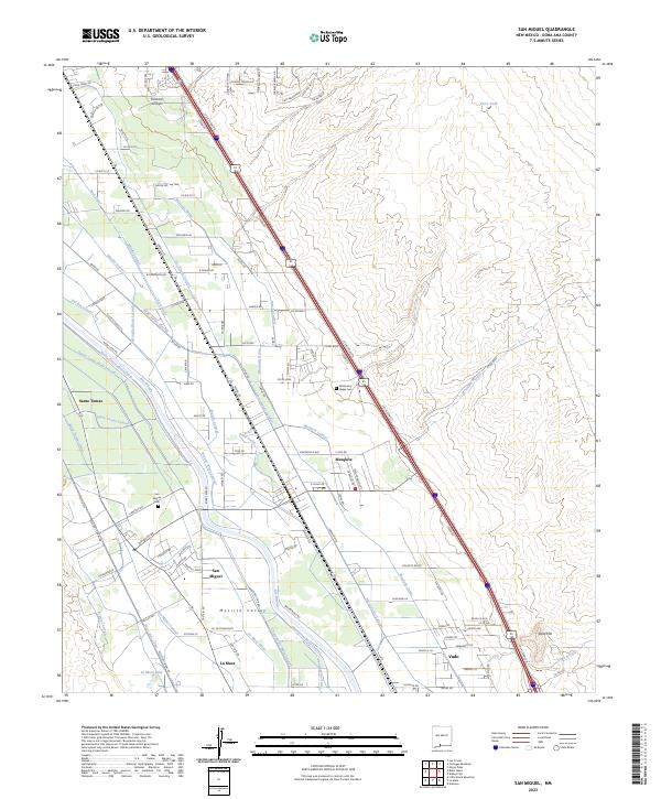 San Miguel 2023 topographic map thumbnail