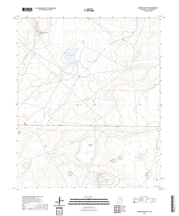 Sardine Mountain 2023 topographic map thumbnail