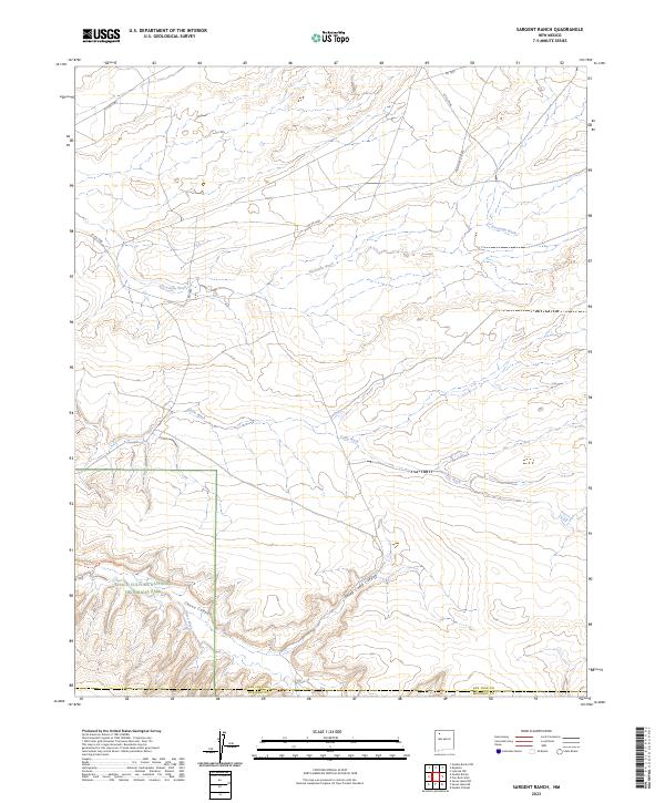 Sargent Ranch 2023 topographic map thumbnail