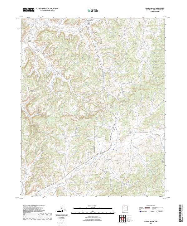 Schmitz Ranch 2023 topographic map thumbnail
