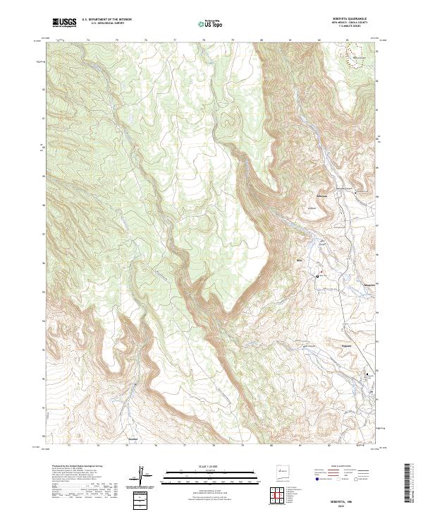 Seboyeta topographic map thumbnail