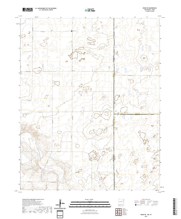 Sedan SE 2023 topographic map thumbnail