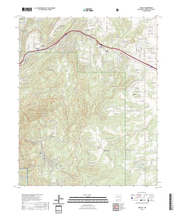 Sedillo 2023 topographic map thumbnail