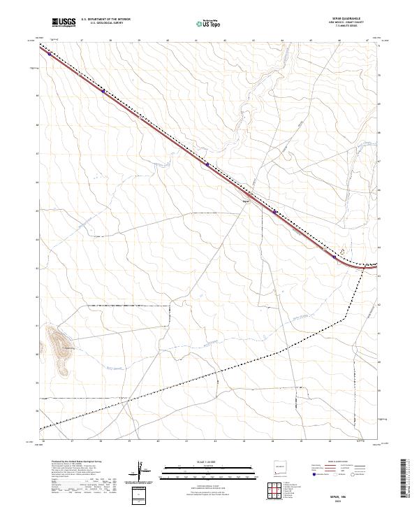Separ 2023 topographic map thumbnail