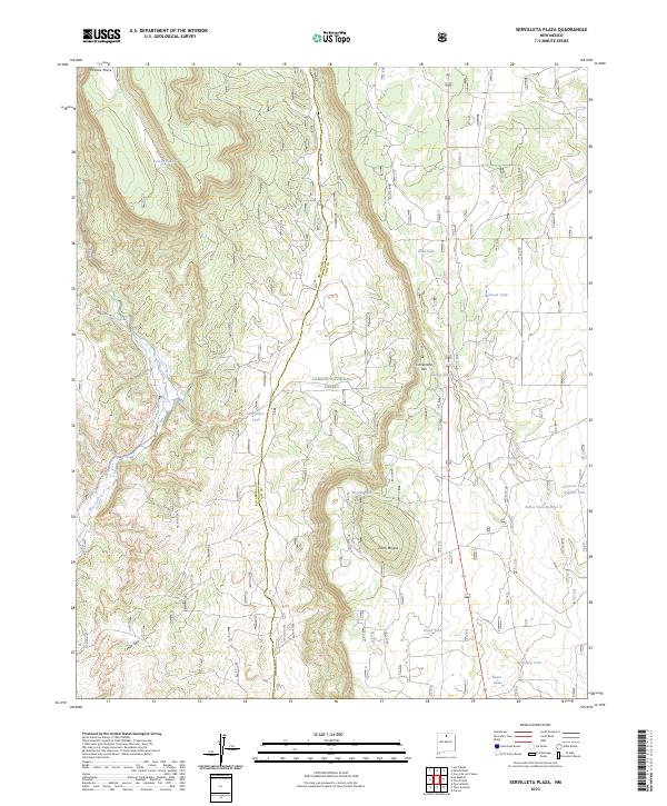 Servilleta Plaza topographic map thumbnail