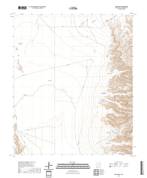 Sheep Draw 2023 topographic map thumbnail