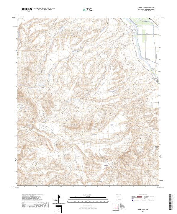 Sierra Alta 2023 topographic map thumbnail