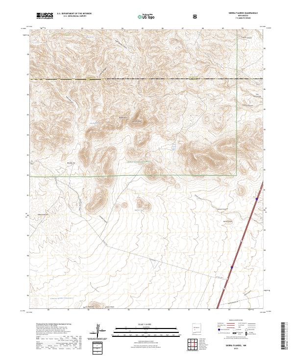 Sierra Fijardo topographic map thumbnail