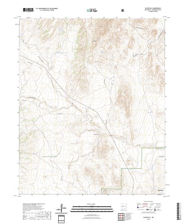 Silver Hill 2023 topographic map thumbnail