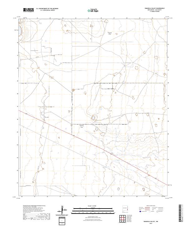Simanola Valley topographic map thumbnail