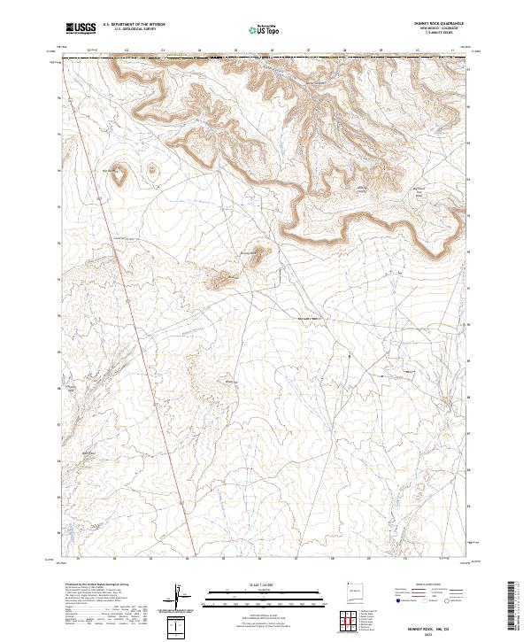 Skinney Rock 2023 topographic map thumbnail