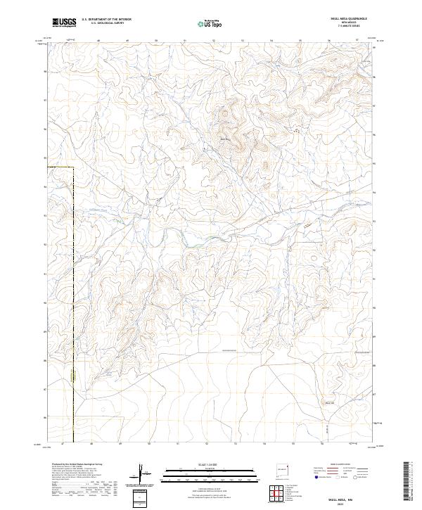Skull Mesa 2023 topographic map thumbnail