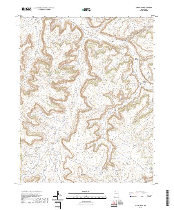 Smouse Mesa 2023 topographic map thumbnail