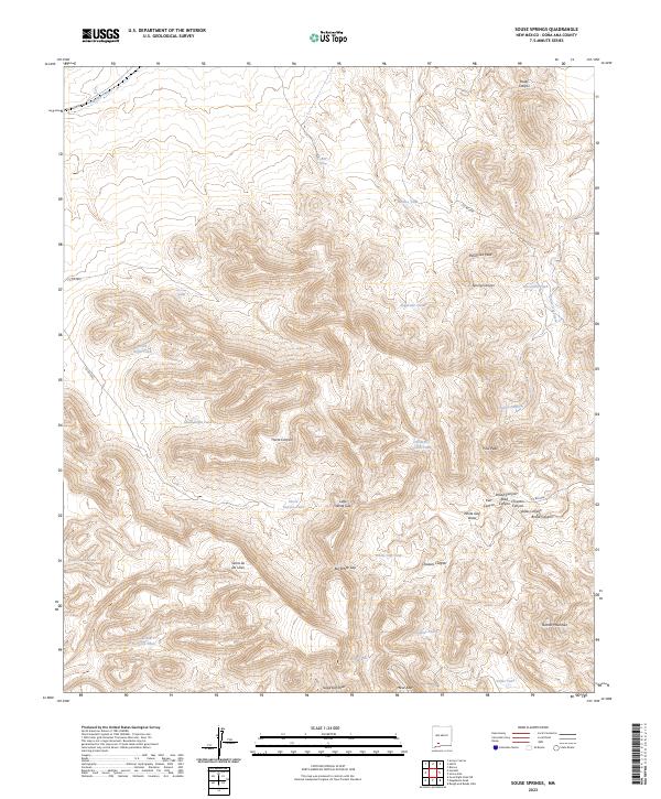 Souse Springs topographic map thumbnail