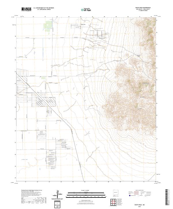 South Peak topographic map thumbnail