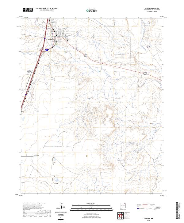 Springer 2023 topographic map thumbnail