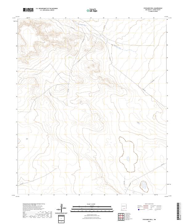 Stockard Well topographic map thumbnail