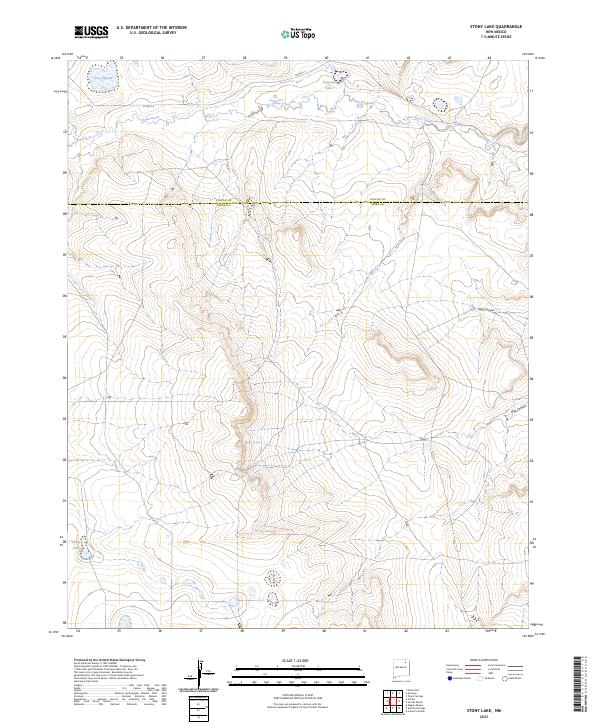 Stony Lake topographic map thumbnail