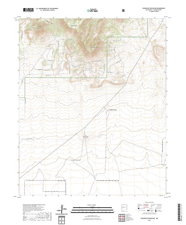 Sugarloaf Mountain 2023 topographic map thumbnail
