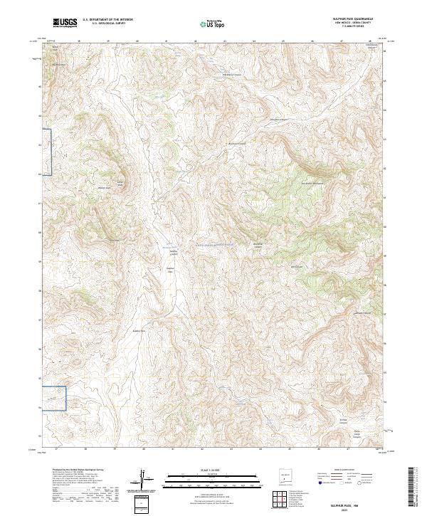 Sulphur Pass 2023 topographic map thumbnail