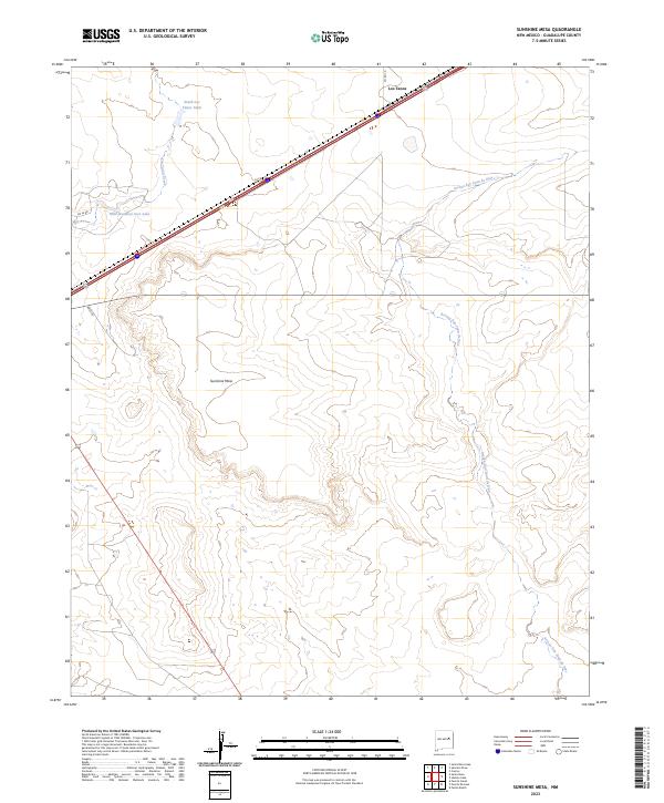 Sunshine Mesa 2023 topographic map thumbnail