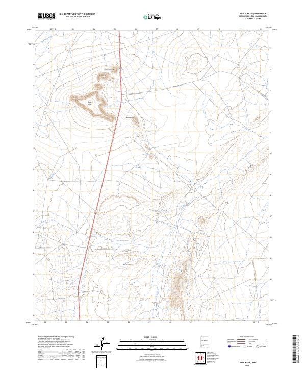 Table Mesa 2023 topographic map thumbnail