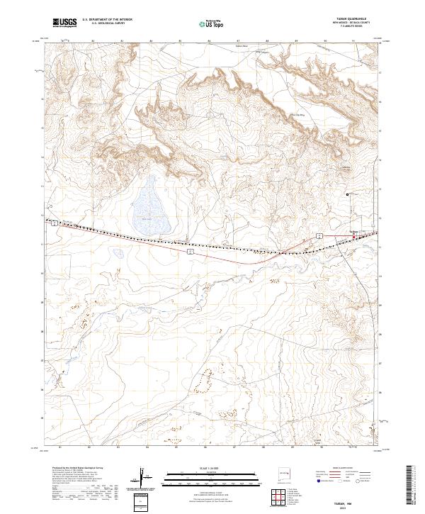 Taiban 2023 topographic map thumbnail