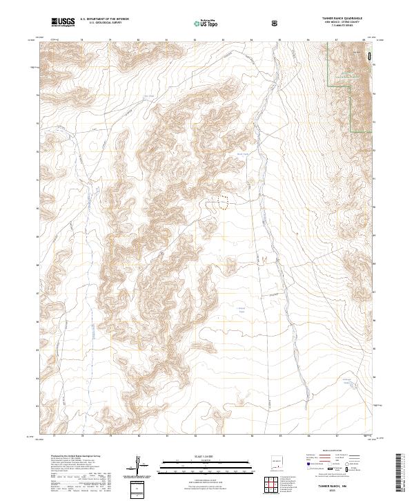 Tanner Ranch 2023 topographic map thumbnail