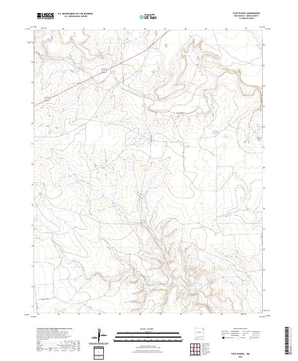 Tate School 2023 topographic map thumbnail