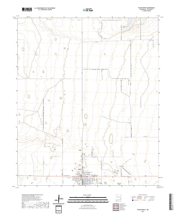 Tatum North topographic map thumbnail