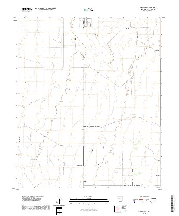 Tatum South topographic map thumbnail