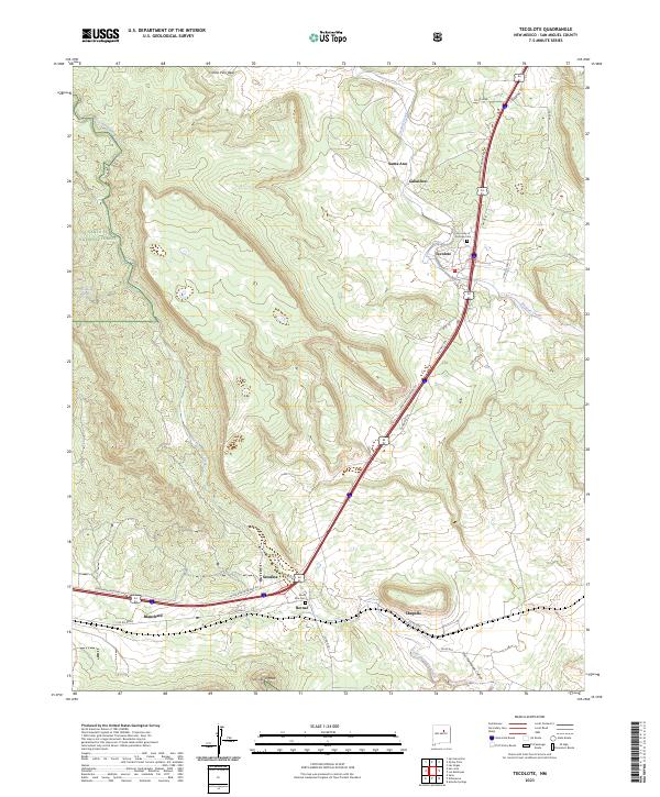 Tecolote 2023 topographic map thumbnail