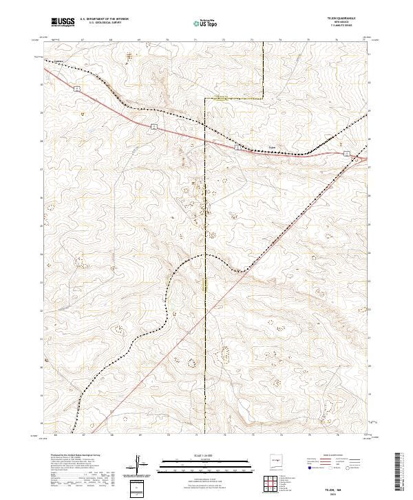 Tejon 2023 topographic map thumbnail