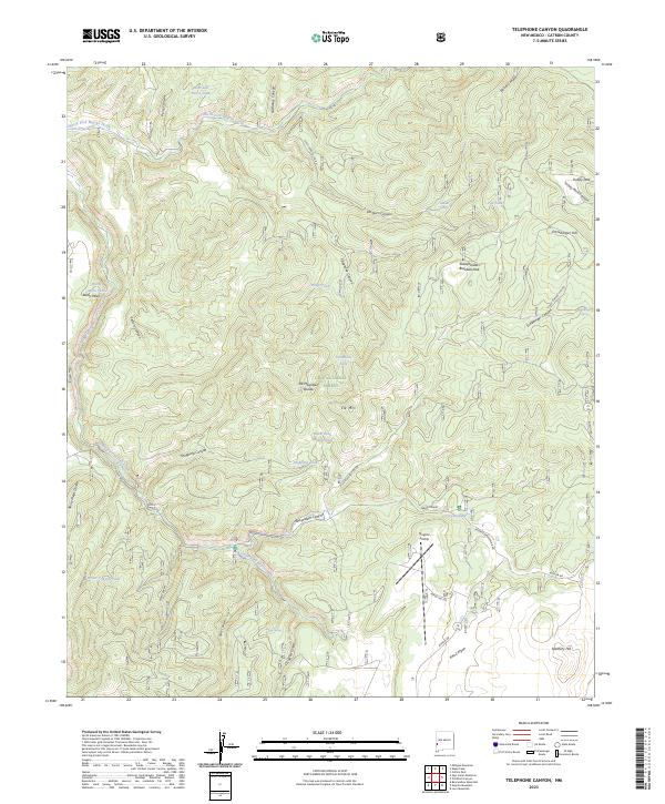 Telephone Canyon topographic map thumbnail