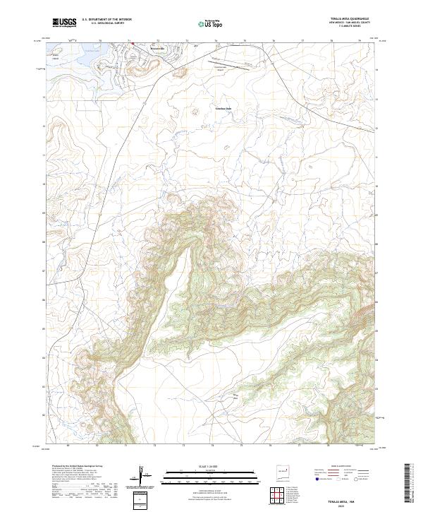 Tenaja Mesa 2023 topographic map thumbnail