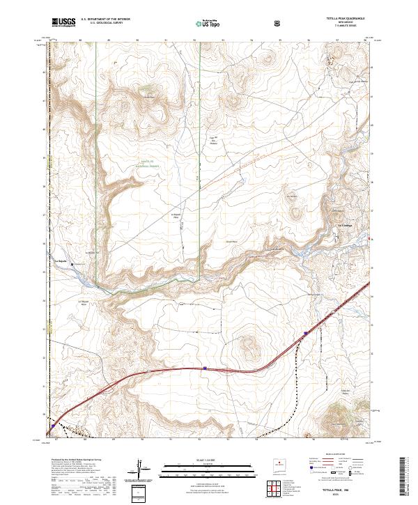 Tetilla Peak topographic map thumbnail