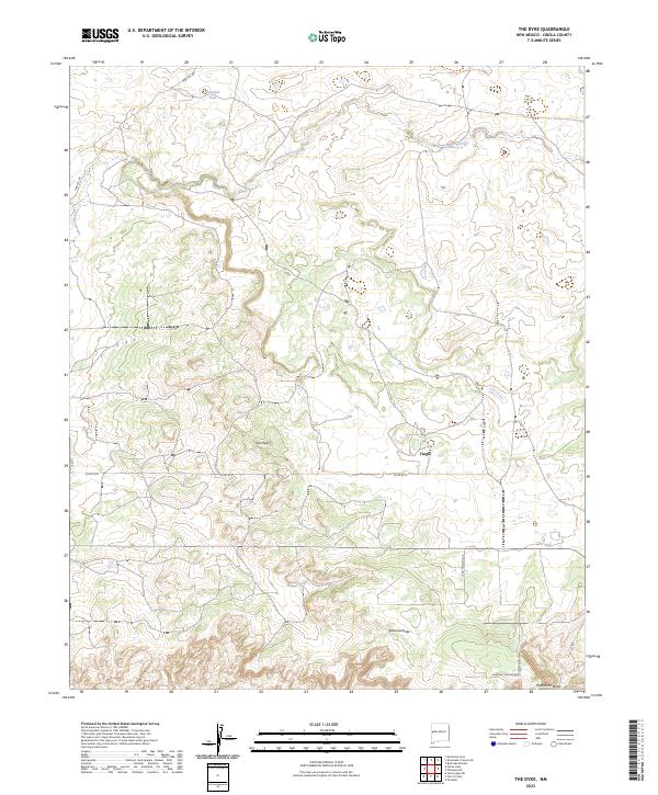 The Dyke 2023 topographic map thumbnail
