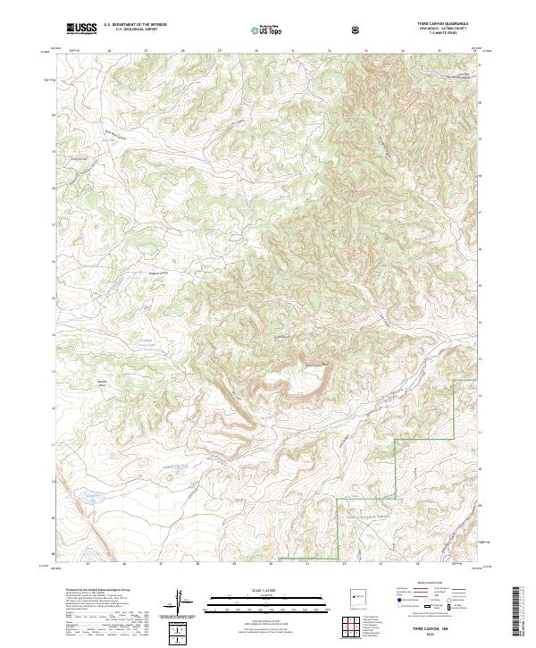 Third Canyon 2023 topographic map thumbnail