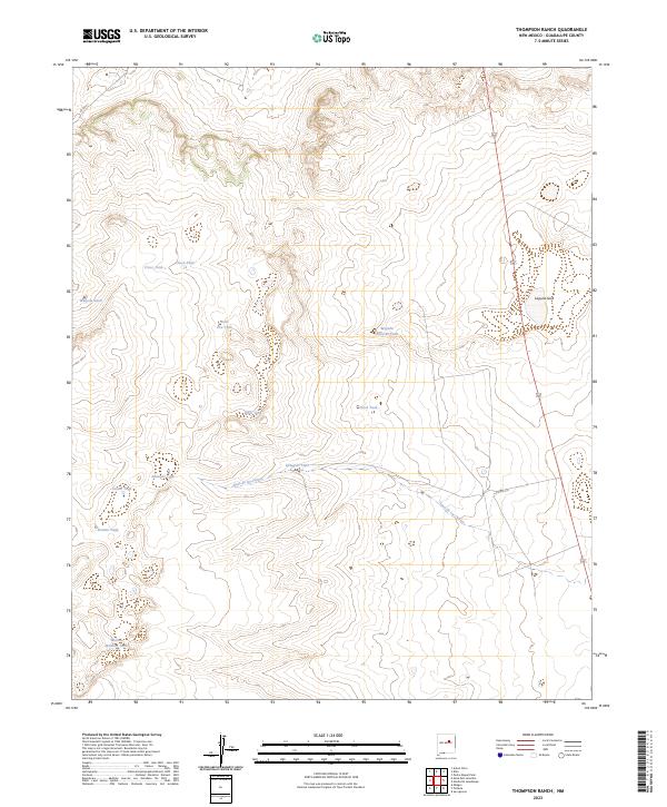 Thompson Ranch 2023 topographic map thumbnail