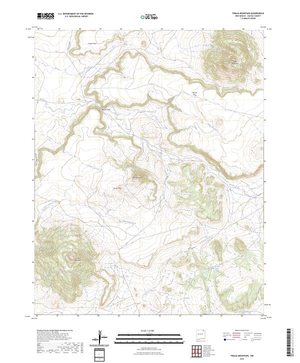 Tinaja Mountain 2023 topographic map thumbnail