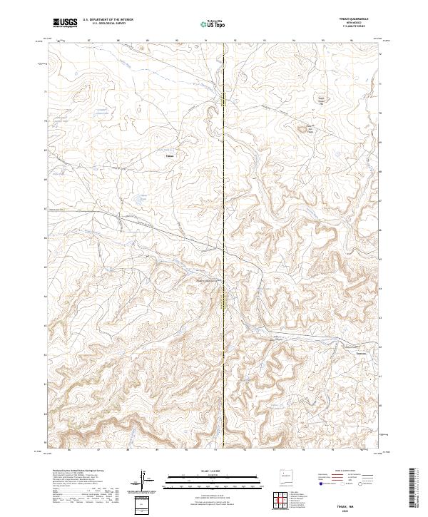 Tinian 2023 topographic map thumbnail