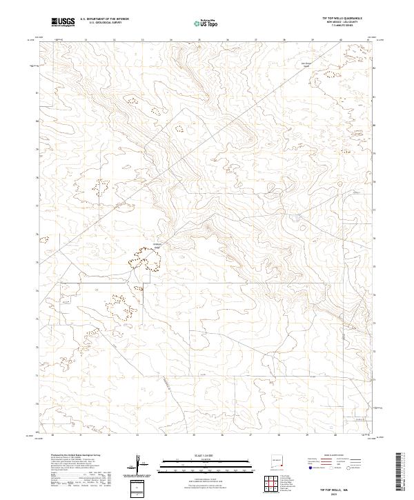 Tip Top Wells topographic map thumbnail