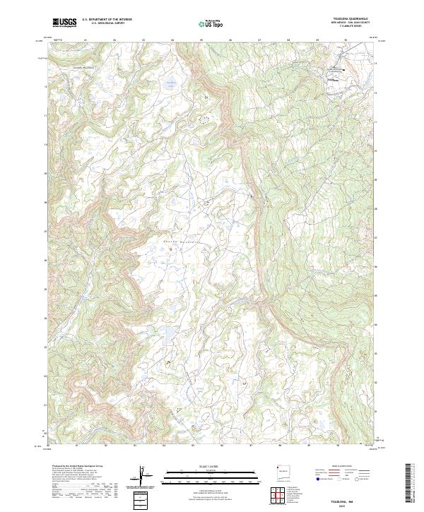 Toadlena 2023 topographic map thumbnail