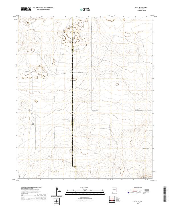 Tolar SW 2023 topographic map thumbnail