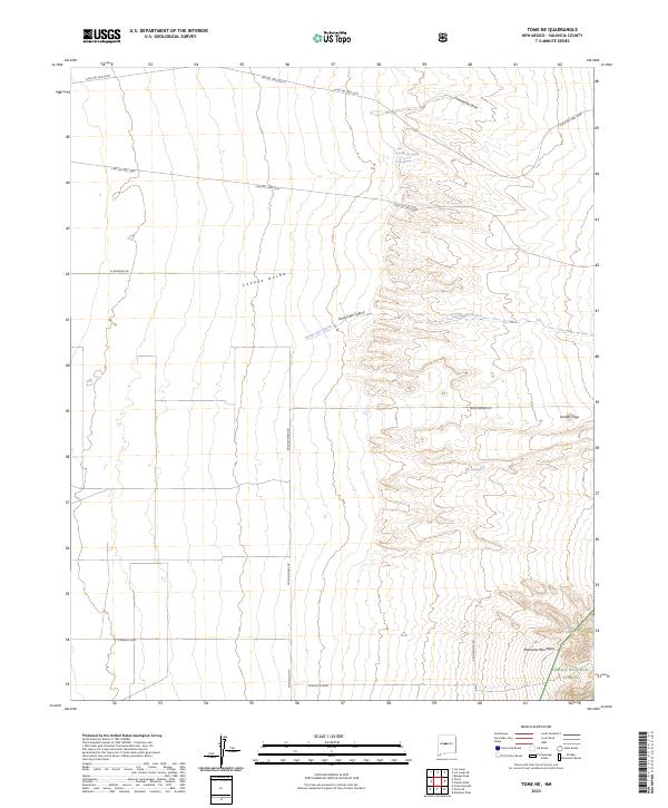 Tome NE 2023 topographic map thumbnail