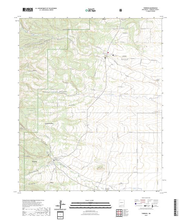 Torreon 2023 topographic map thumbnail