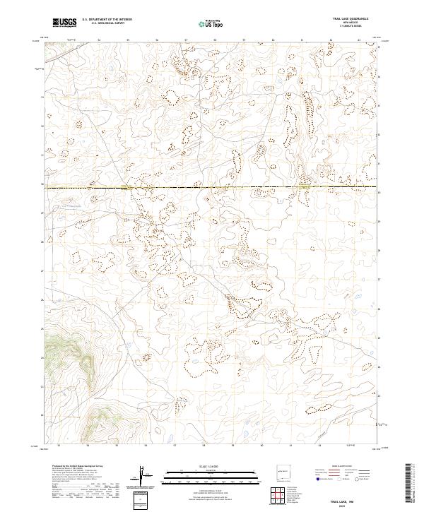 Trail Lake 2023 topographic map thumbnail