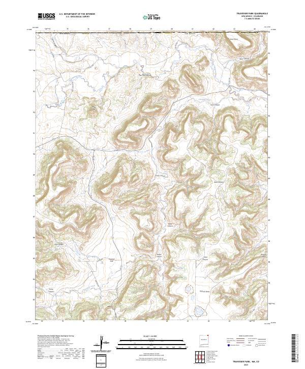 Travesser Park topographic map thumbnail