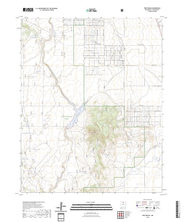Tres Orejas 2023 topographic map thumbnail