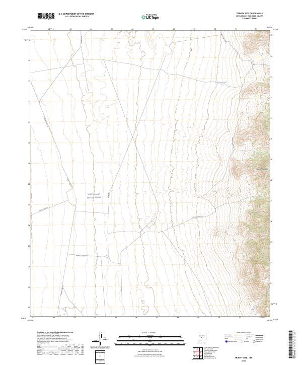 Trinity Site 2023 topographic map thumbnail